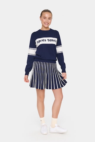 SAINT TROPEZ Sweater 'Milou' in Blue
