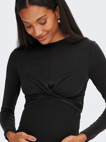 Only Maternity Shirt 'Free' in Schwarz