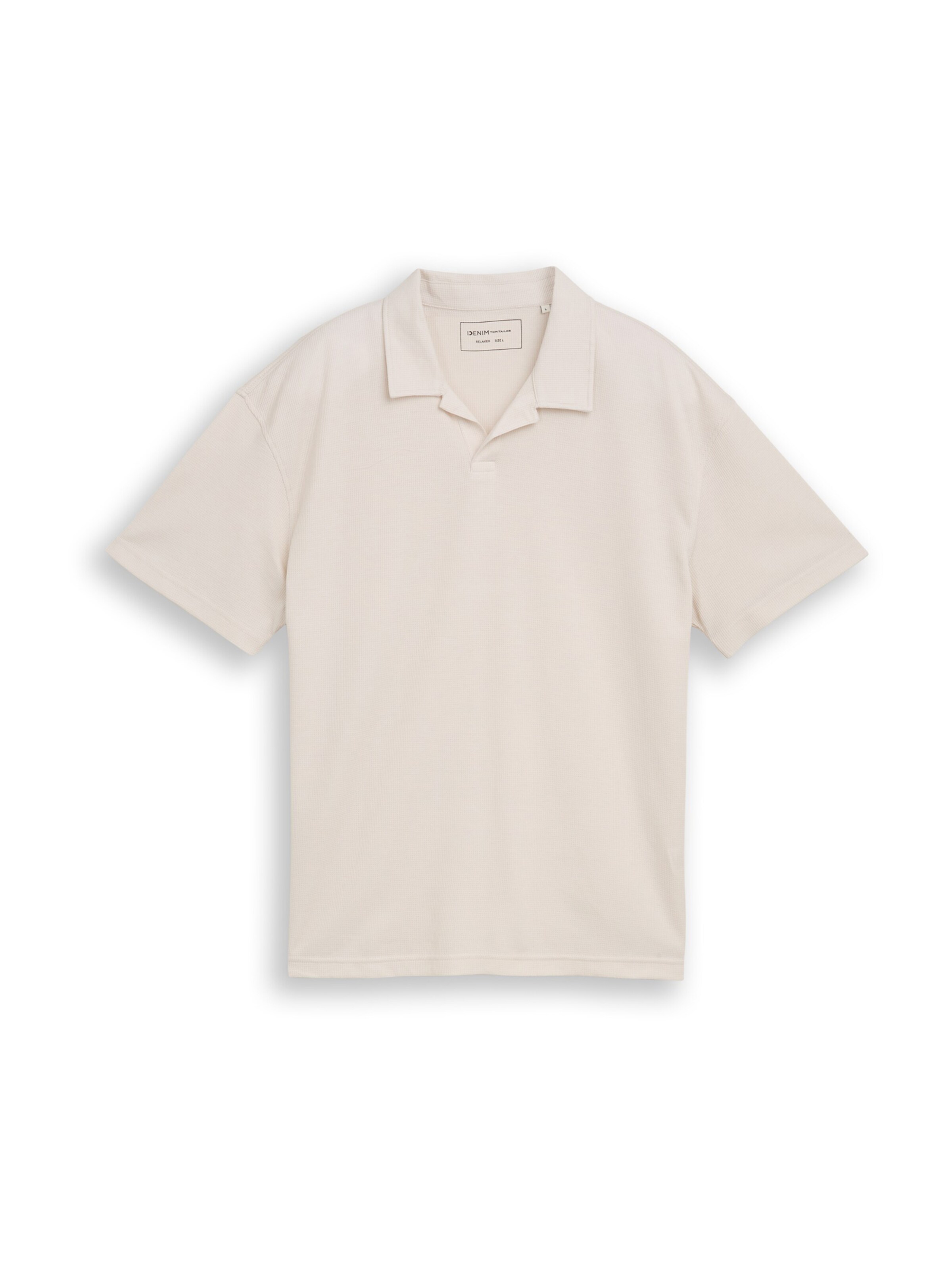 TOM TAILOR DENIM Poloshirt in Grau: Vorderseite