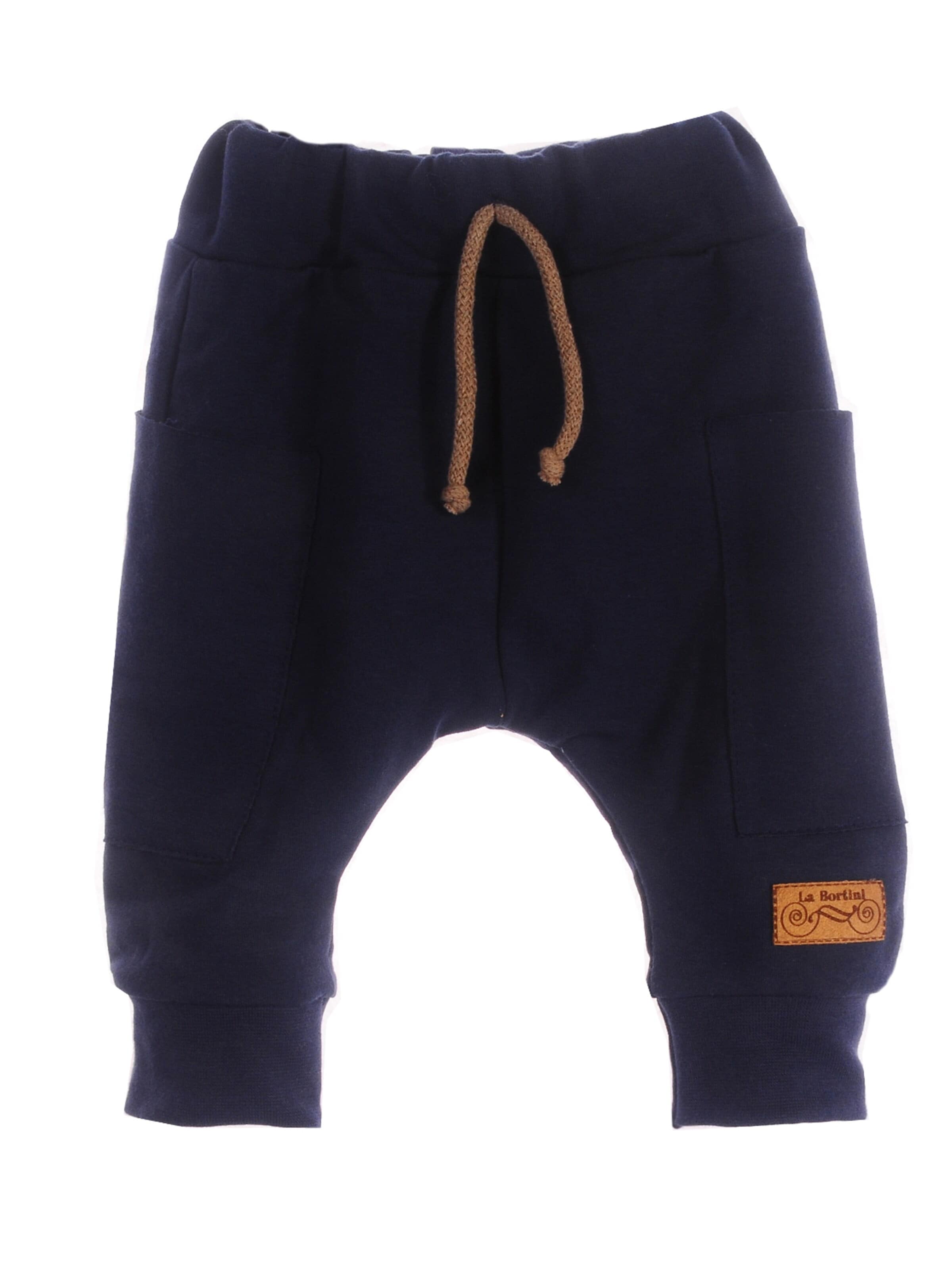 La Bortini Regular Pants in Blue: front