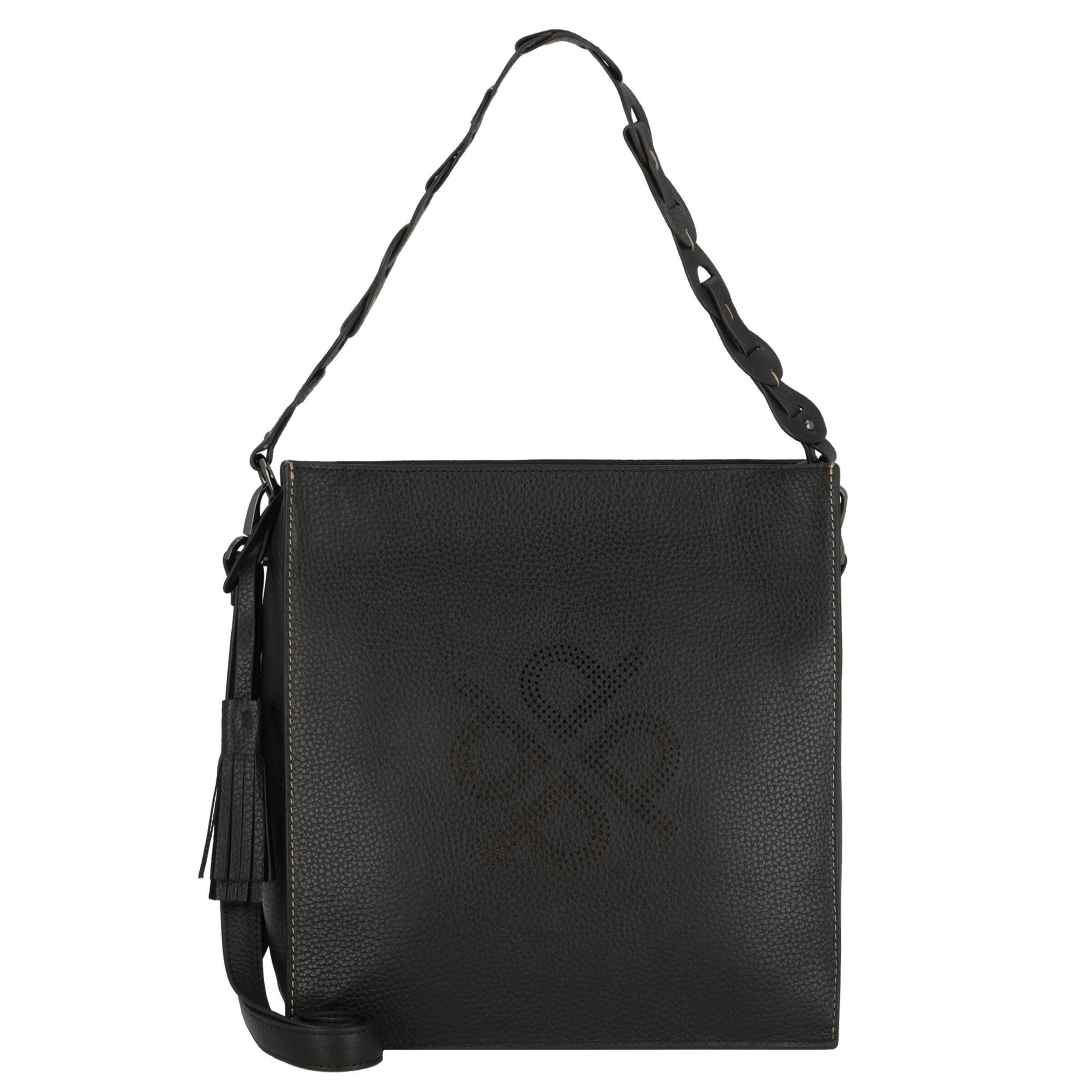 Picard Schoudertas 'Peephole' in Zwart: voorkant