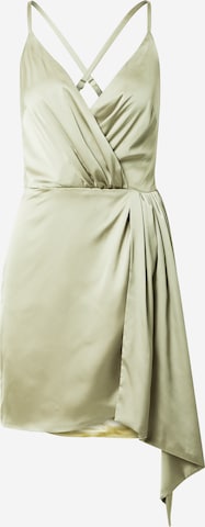 Robe de cocktail Unique en vert : devant