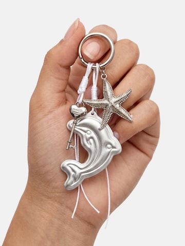 Portachiavi 'Portachiavi Kassandra Delfino Unisex - Poliestere 100%' di Kassandra in argento