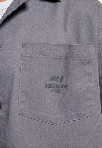 Regular fit Camicia 'Hamza ' di DEF in grigio