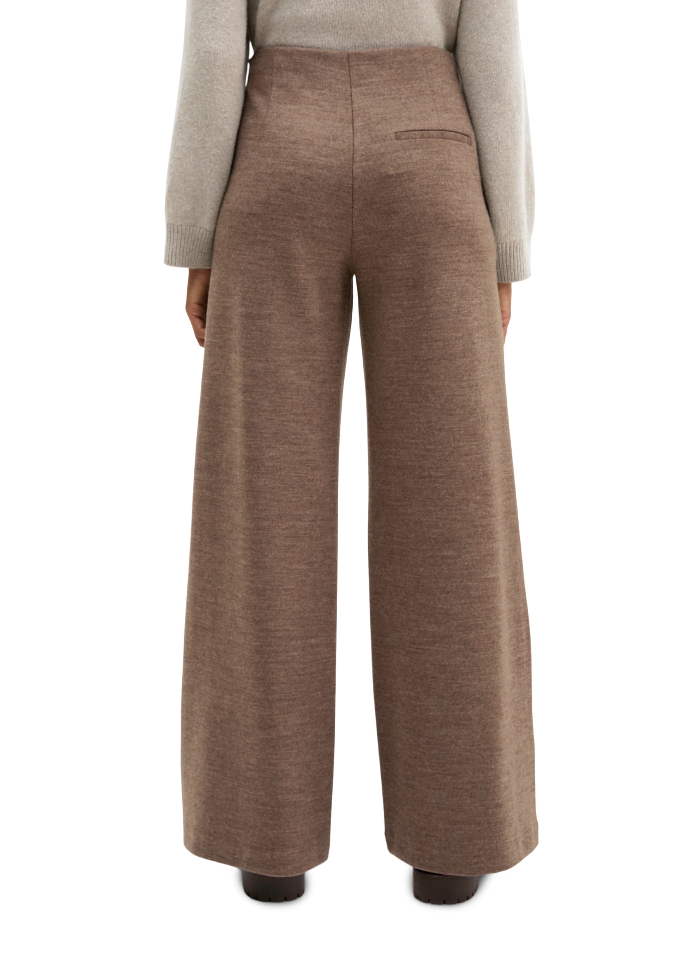 Marc O'Polo Loose fit Trousers in Brown: back