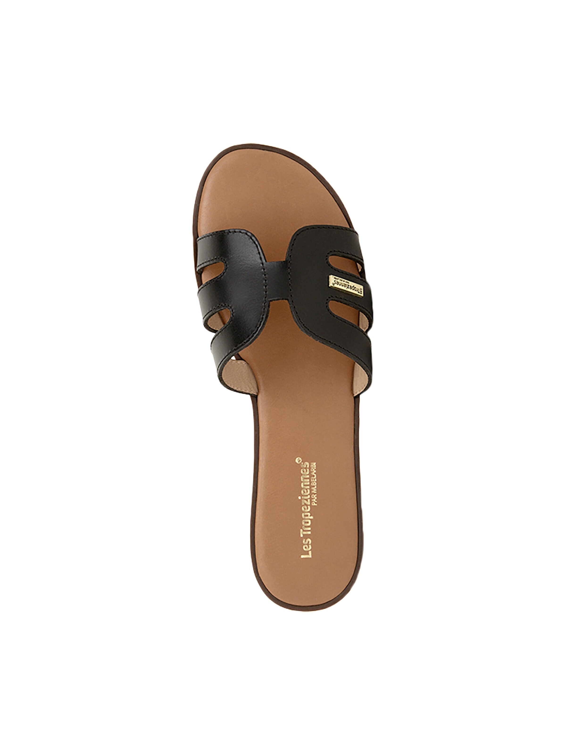Sandalo 'Ledersandalen von Les Hamigos' di Les Tropéziennes in nero