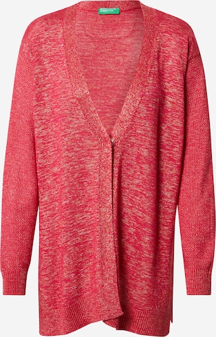 UNITED COLORS OF BENETTON Knit Cardigan in Pink: front