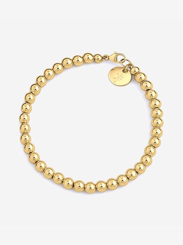 CLASSYANDFABULOUS Jewelry Bracelet 'Kugelarmband 5mm 14k Gold filled/ 14k Roségold filled/ 925 Sterling Silber' in Gold: front
