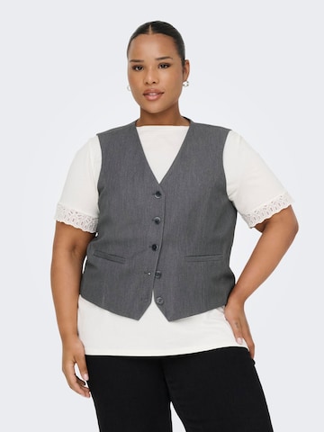 Gilet de costume ONLY Carmakoma en gris : devant