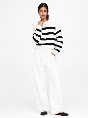 Pull-over Pull&Bear en blanc