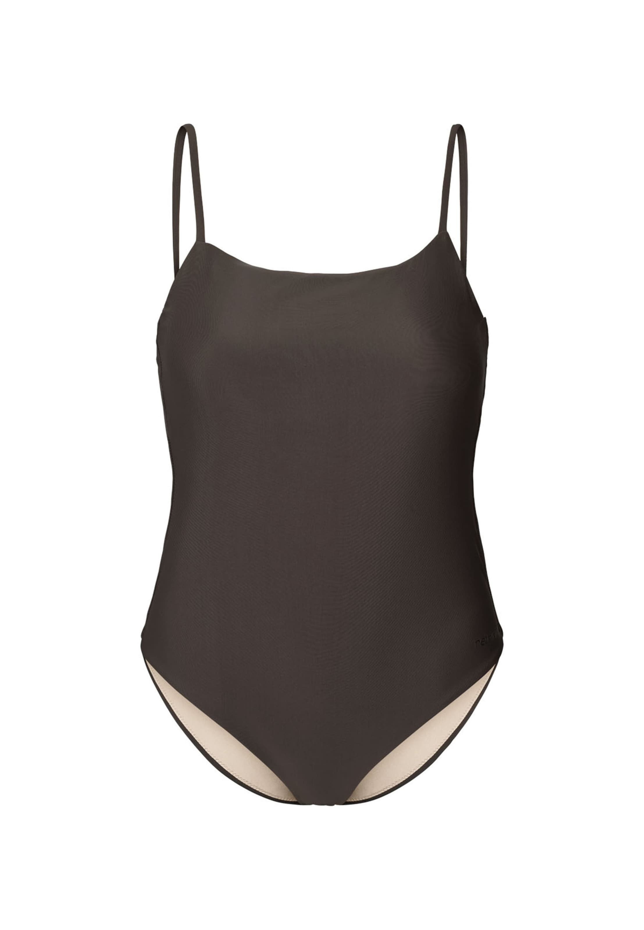 rethinkit studios Bustier Badpak 'Bay' in Bruin: voorkant