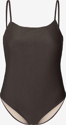 rethinkit studios Bustier Badpak 'Bay' in Bruin: voorkant