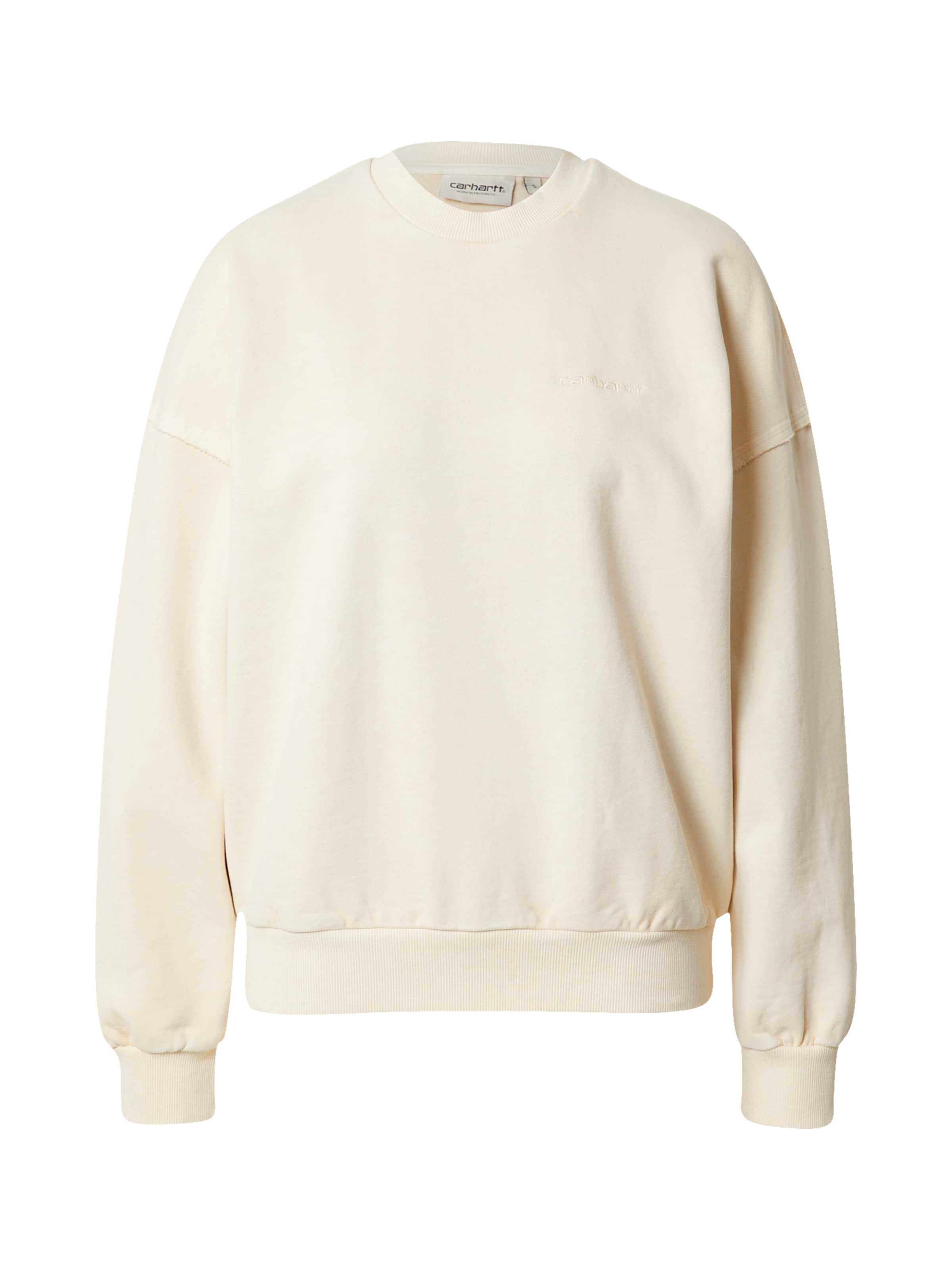 Carhartt WIP Sweatshirt 'Marfa' in Beige: front