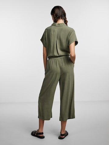 PIECES Loose fit Pants 'Vinsty' in Green