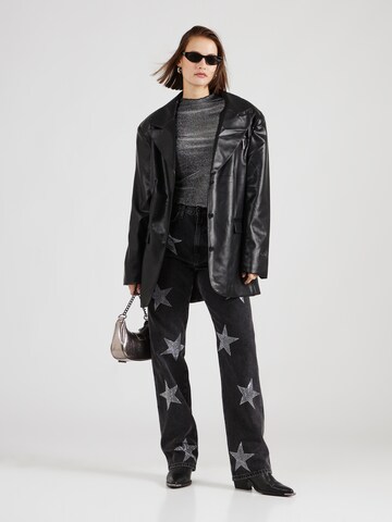 Maglietta 'Sandra' di PIECES in nero