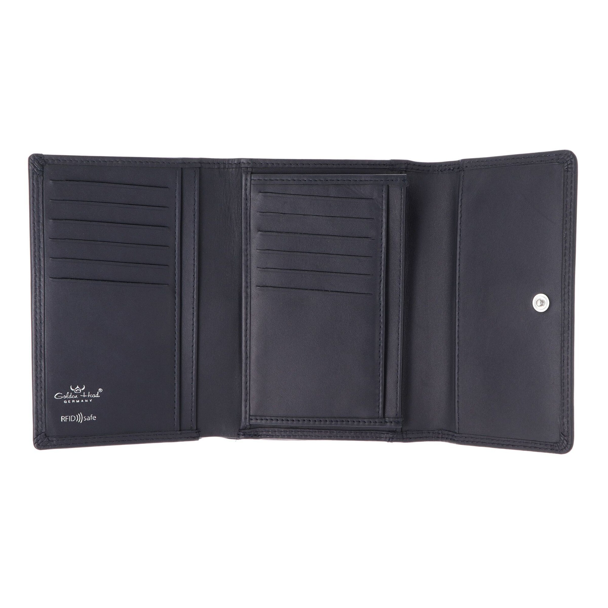 GOLDEN HEAD Wallet 'Polo' in Blue