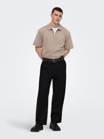 T-Shirt 'ONSNEWKODYL' Only & Sons en beige