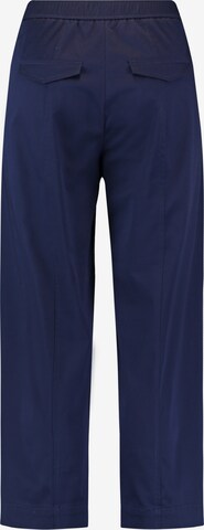 GERRY WEBER Szeroka nogawka Spodnie w kant w kolorze niebieski