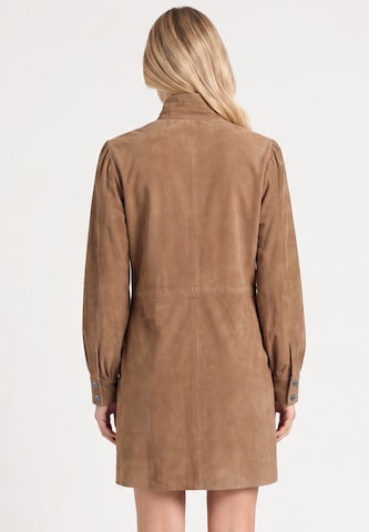 DreiMaster PREMIUM Kleid in Beige