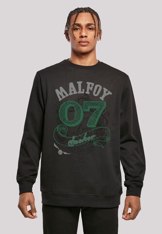 Sweat-shirt 'Harry Potter Draco Malfoy Seeker' F4NT4STIC en noir : devant
