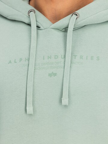 ALPHA INDUSTRIES Bluzka sportowa 'DTM' w kolorze zielony