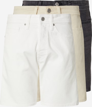 JACK & JONES Regular Дънки 'JJIRICK JJORIGINAL' в бежово: отпред