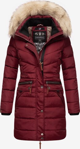 NAVAHOO Winter Coat 'Paula' in Red: front