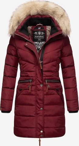 NAVAHOO Winter coat 'Paula' in Red: front