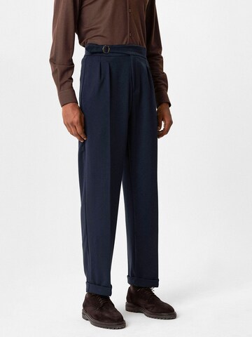 regular Pantaloni con pieghe 'Ludovico' di Antioch in blu