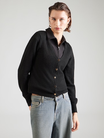 ABOUT YOU Kardigan 'Vanessa' – černá: přední strana