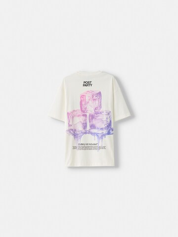 Bershka Shirt in Wit