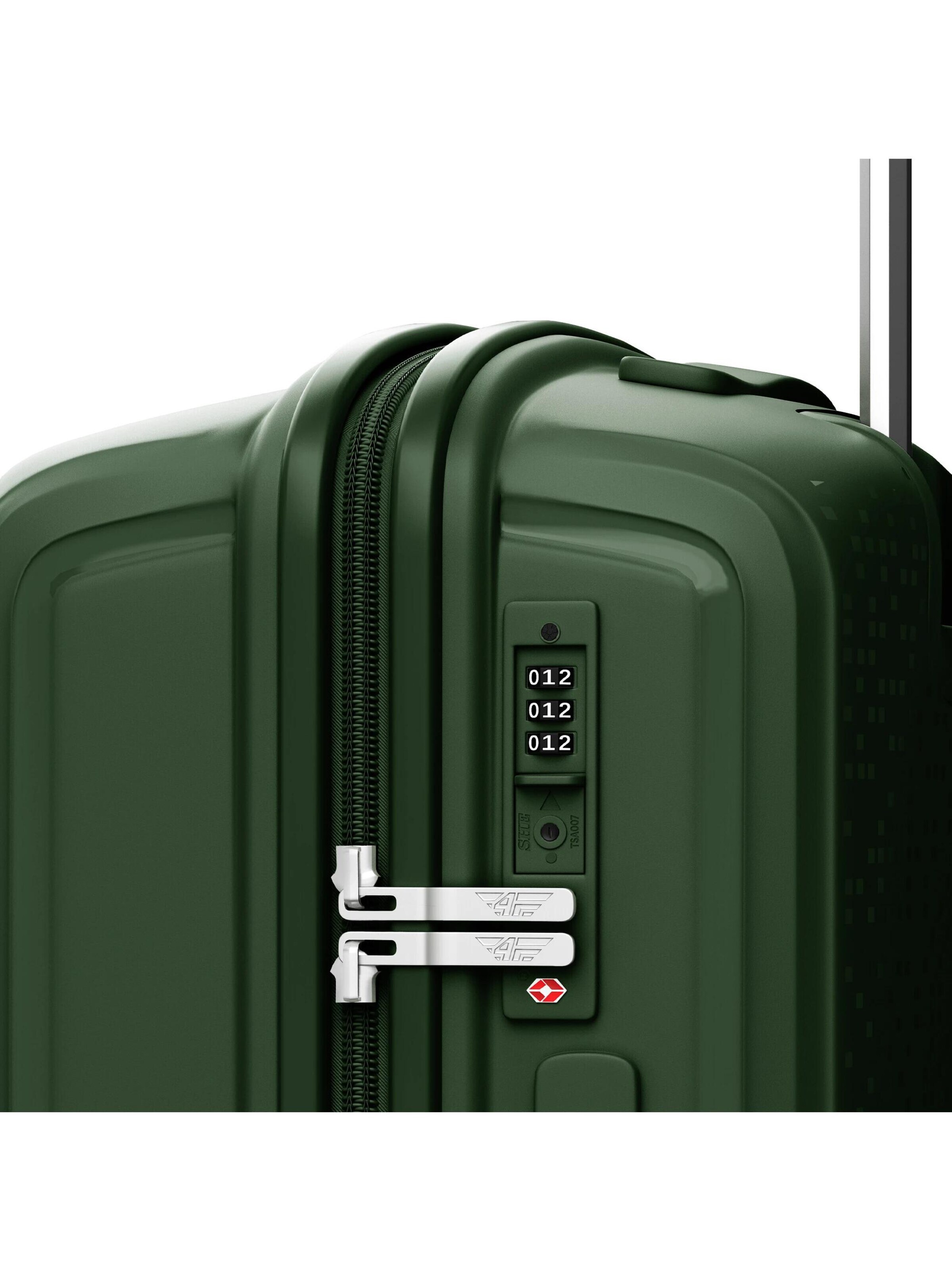 4FLY Suitcase Set 'Pixel' in Green