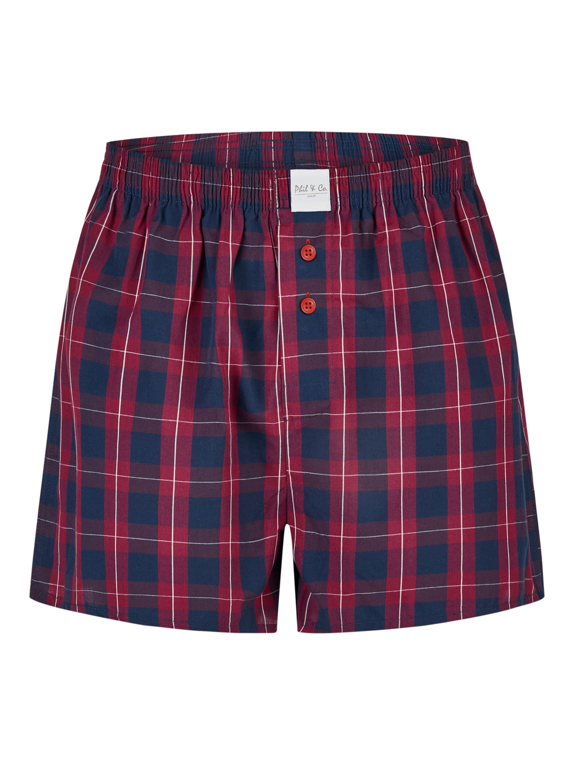 Phil & Co. Berlin Boxershorts 'Classics' in Gemengde kleuren