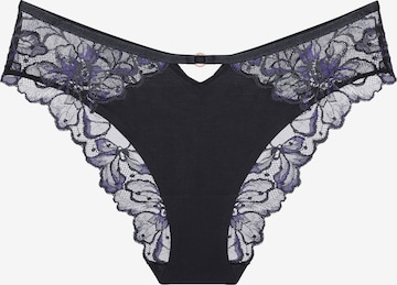 TRIUMPH - Braga 'Wild Gardenia Florale' en negro: frente