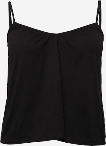 ABOUT YOU Curvy Top 'Lotti' in Black: front