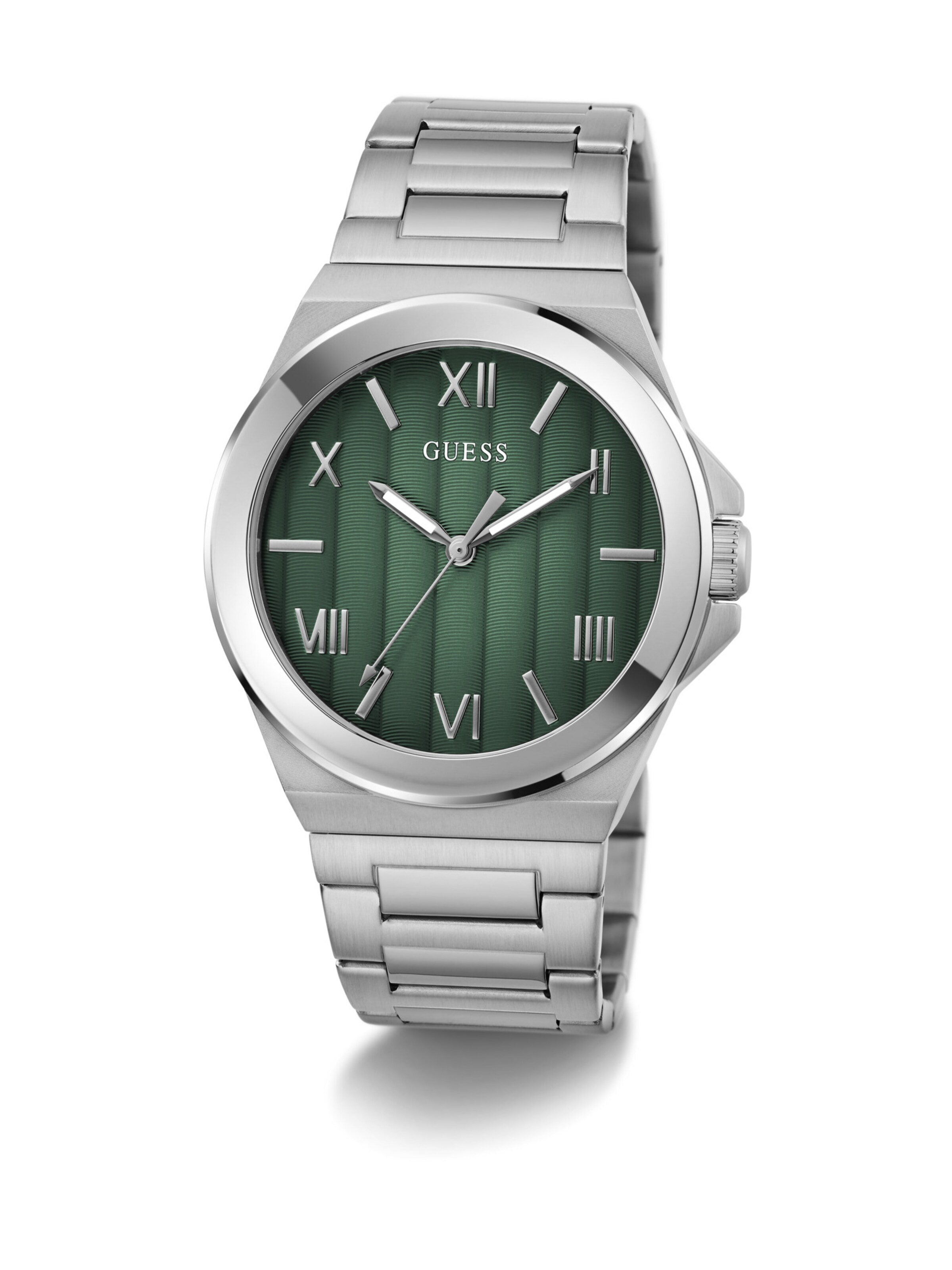 GUESS Analogt ur 'VINYL' i sølv