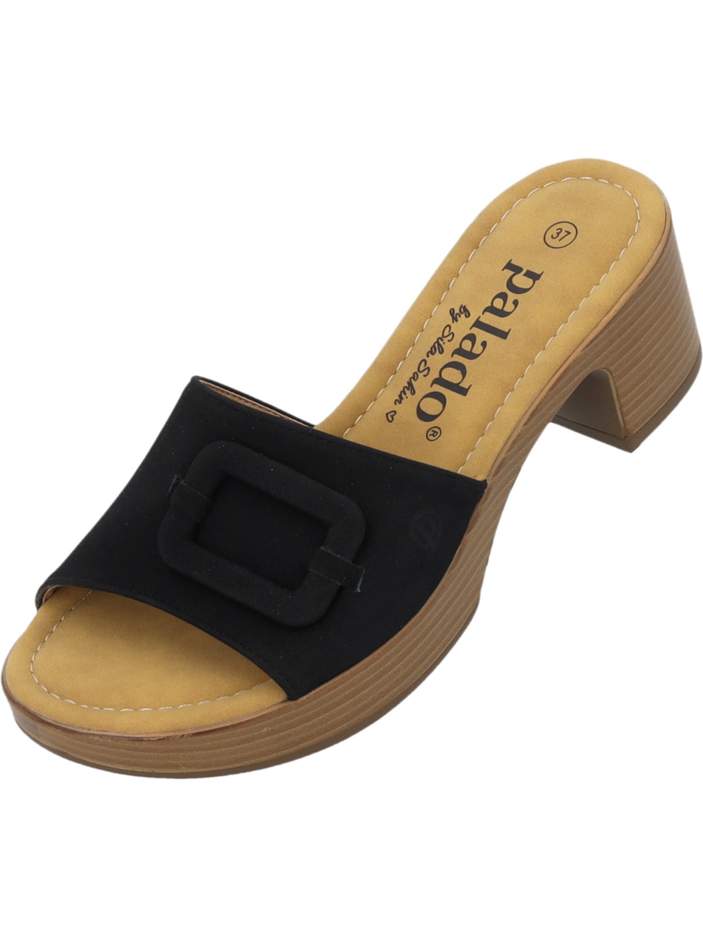 Mule Palado by Sila Sahin en noir : devant