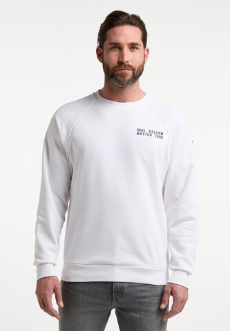 DreiMaster Maritim - Sweatshirt 'Bridgeport' em branco: frente