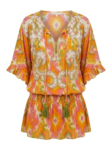 Robe 'Mini Robe Mavis' Miss June en orange : devant