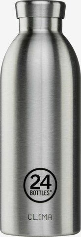 24Bottles Drinkfles 'Steel 850 ml' in Zilver: voorkant