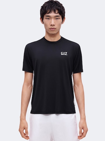 EA7 Emporio Armani Μπλουζάκι σε μαύρο: μπροστά