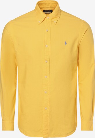 Polo Ralph Lauren Button Up Shirt in Yellow: front