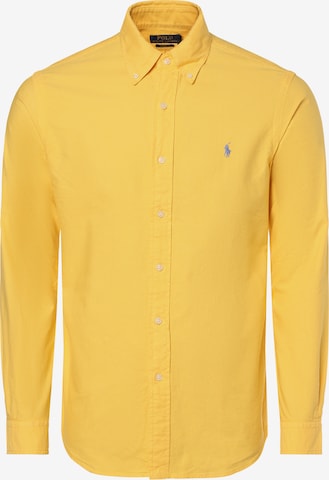 Polo Ralph Lauren Regular fit Button Up Shirt in Yellow: front