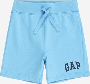 GAP Regular Trousers in Blue: front