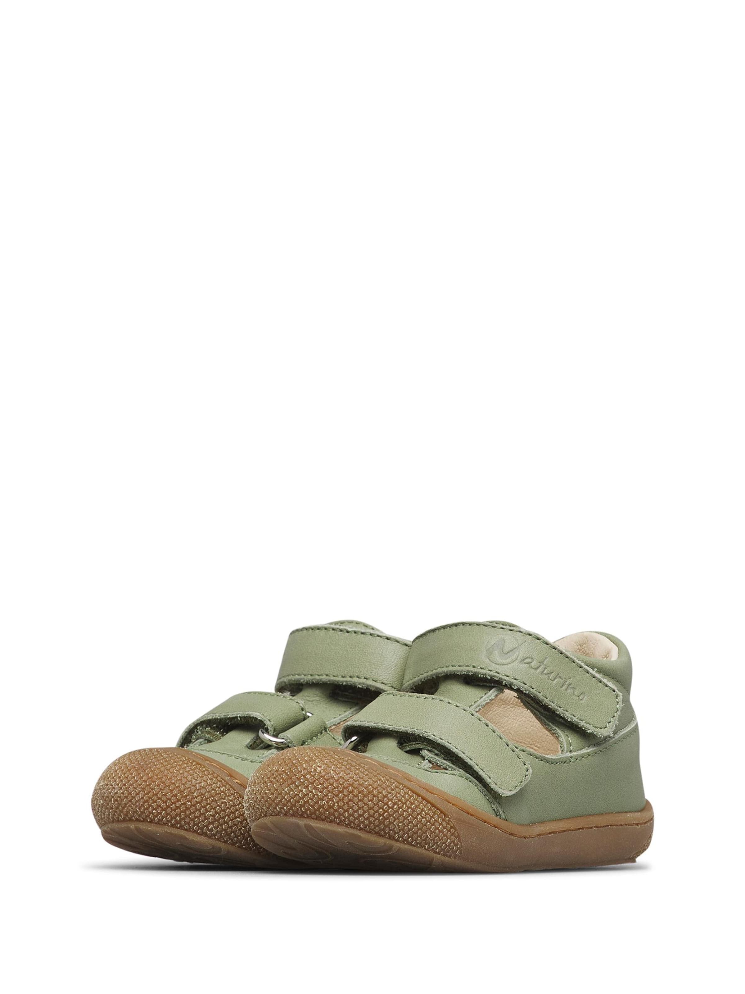 NATURINO Offene Schuhe 'PUFFY'‌‌‌‌ in Grün