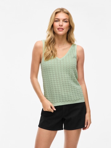 Gilet in maglia 'VIVua' di VILA in verde: frontale