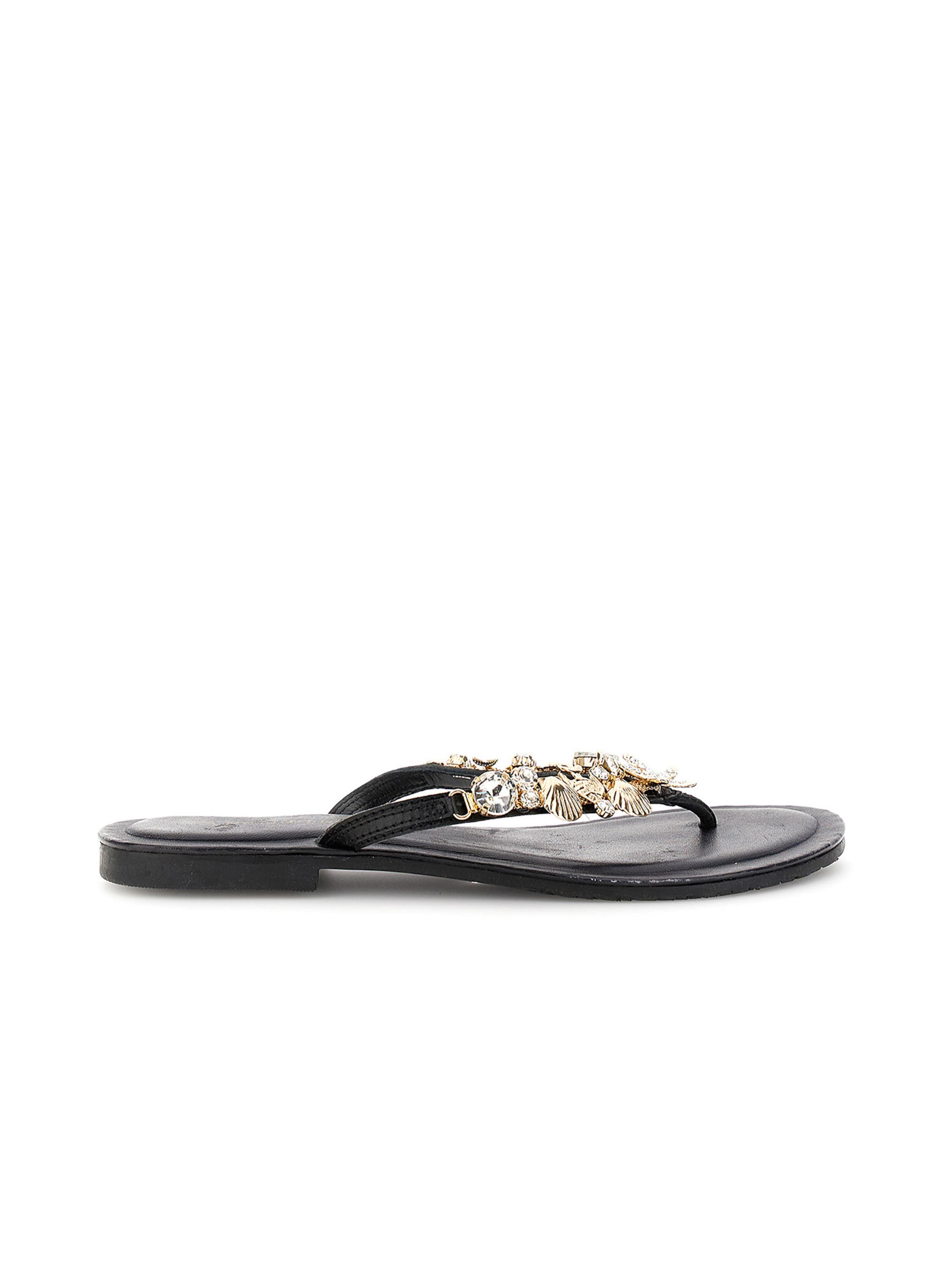 CAFè NOIR T-bar sandals in Black