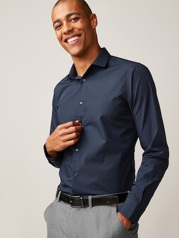 Next Slim fit Overhemd in Blauw