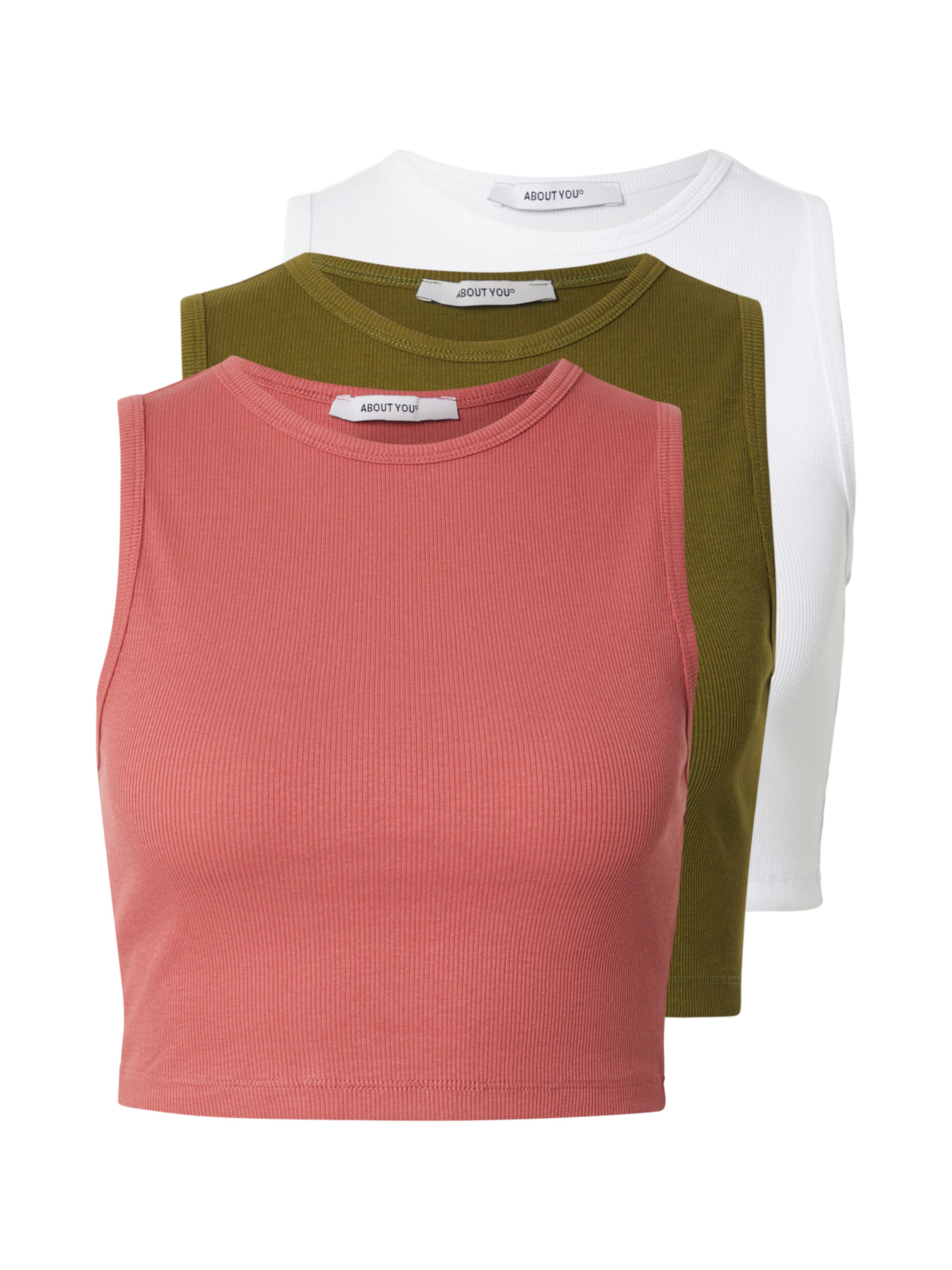 ABOUT YOU Top 'Dinah' in Green: front