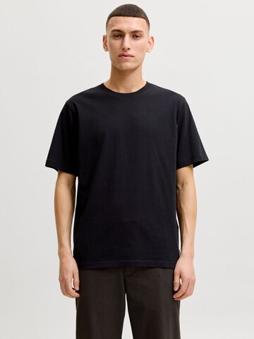 JACK & JONES Slim Fit T-Shirt in Schwarz: Vorderseite